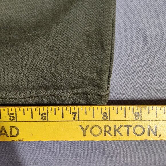 Bootlegger Jackson jeans men's size 34(36)/32 olive green colour straight leg - Picture 13 of 13